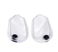 Par de plantillas ortopédicas para piernas con fascitis plantar y gel de silicona suave con almohadillas magnéticas para el talón para alineación del pie y ajuste unisex.