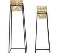 PAR DE PORTA OLLAS CUADRADOS