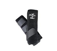 Par de protectores para patas de caballo Professionals Choice Smbii - SMBII100-BLACK, Medium, Negro