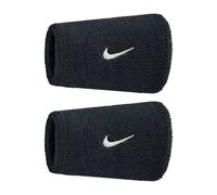 Par De Puños Alto Tenis Padel Nike Swoosh Doublewide Trapo de Nariz Negro