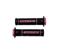 Par de puños de Goma de Dos componentes, Color Negro con Texto Accossato Colorido para MV Agusta Brutale 989 R Desde 2008 hasta 2008, CC 989