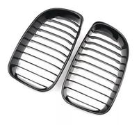 Par de rejillas delanteras de repuesto para BMW Serie 1 E81 E87 2007 a 2011, ABS negro brillante, número OEM 51137166439 51137166440, diseño