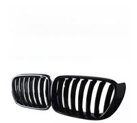Par de rejillas delanteras de riñón para BMW F25 F26 X3 X4 2014-2017 2016, color negro brillante