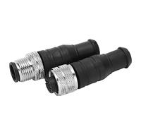 Par de resistores terminales macho-hembra para NMEA2000, resistencia de terminación impermeable IP67 con rosca M12 de 5 pines para redes N2K de Lowrance, Simrad y, con cobre