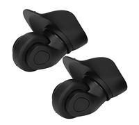 Par de ruedas silenciosas de repuesto de materiales de alta calidad, varios tornillos equipados para instalar, rueda de maletín