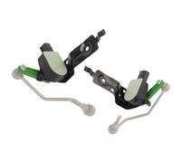 Par de sensores de nivel de suspensión neumática delantera derecha izquierda compatible con Au-di A6 4F2 C6 Allroad 4FH, A6 Avant 4F5 2005-2011 2.0L 2.4L 2.7L 2.8L 3.0L 3.2L 4.2L 5.2L Reemplazo para