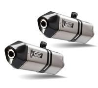 PAR DE SILENCIADORES MIVV SPEED EDGE ACERO CARBONO PARA SUZUKI GSX-R 1300 HAYABU