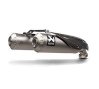 PAR DE SILENCIOSOS DE TITANIO AKRAPOVIC PARA DUCATI SCRAMBLER 1100 2021-2024 APR