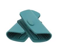 Par de soportes auxiliares de silicona para mangos de ollas - Almohadilla aislante extendida de 8,5 cm | Antideslizante y resistente a altas temperaturas, aptos para bandejas de horno, sartenes de hie