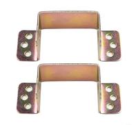 Par de soportes de conector en forma de U para soporte central con fijaciones de metal para asegurar la estructura del marco (50 mm)