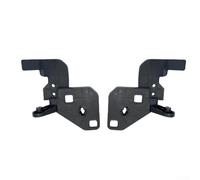 Par de soportes de montaje para faros delanteros ABS para GLC W253 2016-2018, color negro, compatible con OE 2536201700 2536201800