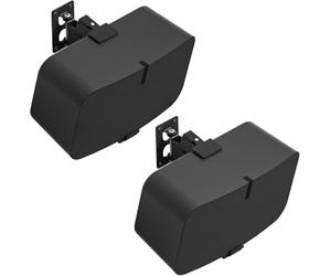 Par de soportes de pared resistentes para altavoces Sonos 5 Mount y Sonos Play 5 Mount - Soporte de pared ajustable e inclinable para Sonos Play 5 Gen 2, color negro