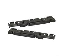 Par de soportes para parachoques delantero 68074194AB 68074195AB compatible con 2012-2015, soportes de plástico para lado delantero del conductor y del pasajero, directo