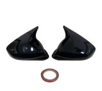 Par de Tapas Cubierta Espejo Lateral para Cupra para Formentor 2022-2024 para FR ST embellecedor retrovisor Adicional Cubierta de Espejo Lateral(Glossy Black)