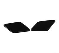 Par de tapas de arandela de faros delanteros para Volvo S40 2008-2012 V50 2008-2011- Recorte de parachoques delantero izquierdo para RH- Pintura en aerosol de plástico negro requiere reemplazo directo