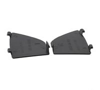 Par de tapas de gancho de remolque para rejilla inferior de parachoques delantero diseñado para Mazda 3 2016 2018 OEM componentes de plástico compatibles B63B 50 101 B63B 50 102