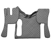 PAR DE TAPETES + CUBRECOLUMNA ECOPELLE GRIS VOLVO FH DEL 2002 AL 2012 MANUAL 2