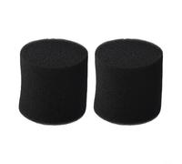 Par de tapones de espuma de celda abierta en color negro para reducir el auge y optimizar la calidad del sonido con diámetros de 35 mm hasta 65 mm
