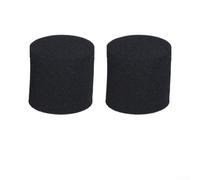 Par de tapones de espuma de celda abierta en color negro para reducir el auge y optimizar la calidad del sonido con diámetros de 35 mm hasta 65 mm