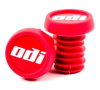 Par De Tapones De Manillar Push-In Rojos 121200506 Odi Manoplas