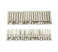 Par de terminales de conector solar macho hembra núcleo de cobre contactos estañados 2,5 mm² 4 mm² 6 mm² para uso en exteriores de cables de energía solar (50 pares)