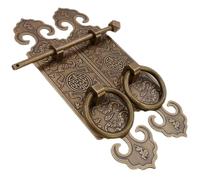 Par de tiradores estilo antiguo, bronce y latón, for puertas mosquiteras madera. Manilla clásica