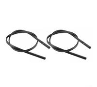 Par de tiras de sellado de moldura de techo para Toyota Corolla Sedan modelos años 2014 a 2018, molduras de goma negra que reemplazan los números de pieza 75556-02260 y 75555-02270 izquierda derecha