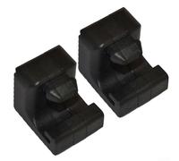 Par de topes de riel de puerta 2 unids para Honda Odyssey 1999 2010 reemplazo de riel de puerta corredera OEM 72557S0XA00 piezas ABS