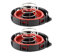 Par de válvulas de ventilación del cárter de ventilación de alto rendimiento que reduce las emisiones nocivas Previene fugas de aceite Compatible con E60 E65 E66 X5 E53 E70