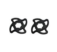 Par de virolas de ajuste de precarga Accossato negro con hexágono interno de 22 mm para Aprilia Rsv4 Factory - Sbk Racing 2009 a 2010 (CC 1000)