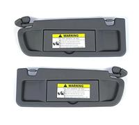 Par de Viseras Parasol para Honda Civic 2006 2007 2008 2009 2010 2011, Color Gris Oscuro, Juego de Viseras Izquierda y Derecha 83280-SNA-A01ZA 83230-SNA-A01ZA