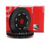 Par Discos Delanteros Brembo 305mm Perforado Flotando Abarth 595/695 1.4 180Cv