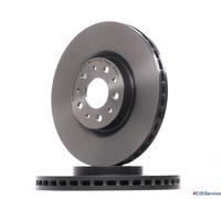 Par Discos Freno Delantero 281MM Brembo Fiat Tipo (356) 1.4 T.B 1.6 Mjet