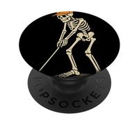 Par for The Bone Golfista Esqueleto Putting Golf PopSockets PopGrip Adhesivo