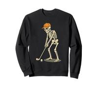 Par for The Bone Golfista Esqueleto Putting Golf Sudadera