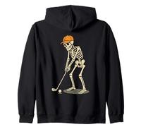 Par for The Bone Golfista Esqueleto Putting Golf Sudadera con Capucha
