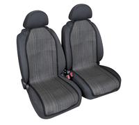 Par Fundas para Asientos Respaldos Delanteros Coche Universales Antracita Verano