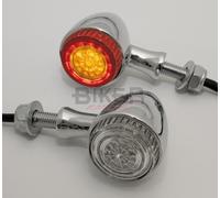 Par Indicadores intermitentes bullet custom Harley Con Luz Trasero Y Luz Stop