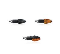 Par Intermitentes Indicador Chaft Tinny Noir/Orange Homologado IN136