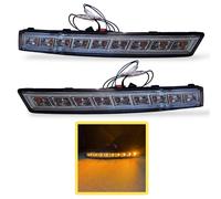 Par LED Intermitentes Delanteros Detector Para VW Passat 3C 2005-10 Negro Smoked