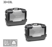 Par Maletas Lateral Moto 33l En Tecnopolímero, Monokey Kappa kgr33pack2
