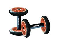 Par mancuernas con ruedas para abdominales TOORX