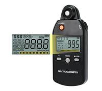 PAR Meter 320-800 nm PPFD Medidor mide PPFD, UVA e IR intensidad de luz, medidor PAR para luces LED de crecimiento, medidor Quantum PAR cuenta con almacenamiento de datos, Hold/MAX/MIN/AVG, modos de