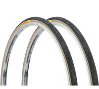 Par - Panaracer Pasela Neumático 27x1-1 / 4" Negro/Bronceado Goma Alambre 630