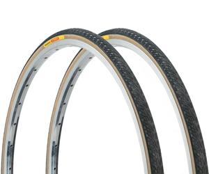 Par - Panaracer Pasela Neumático 27x1-1 / 4" Negro/Bronceado Goma Alambre 630