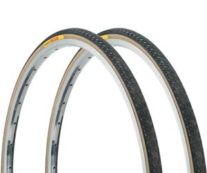 Par - Panaracer Pasela Neumático 27x1-1 / 4" Negro/Bronceado Goma Alambre 630