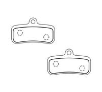 Par Pastillas All-Round Compatibles Con Shimano Saint/Zee/Xt/Xtr/Trp