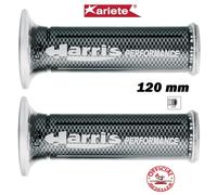 PAR PUÑOS MOTOCICLETA SCOOTER 120MM Ø 22/25 PERFORADO ARIETE HARRIS
