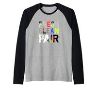 Par Sneaker Head Fresh Clean... Sneakerhead Camiseta Manga Raglan