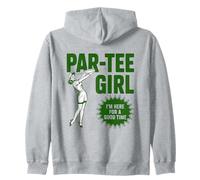 Par-tee Girl Estoy aquí para Pasar un Buen rato Amante del D Sudadera con Capucha